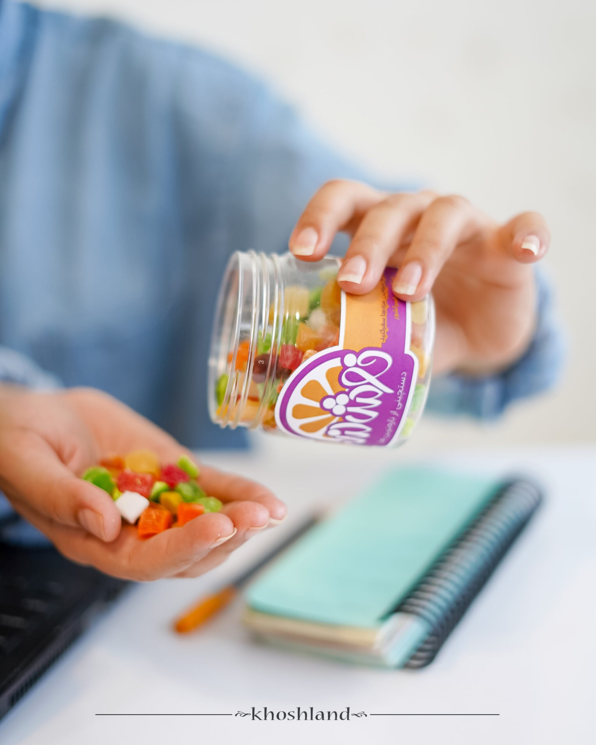 حبه مخلوط میوه های استوایی